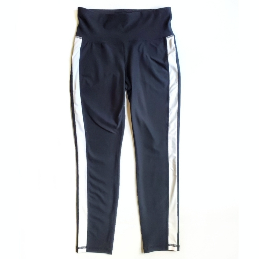 Xersion Cropped Active Leggings Black Medium